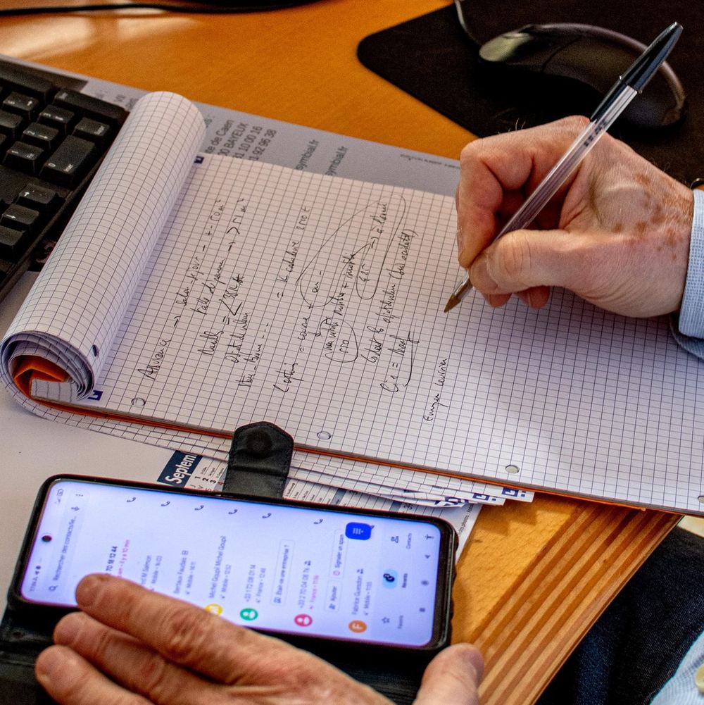 Questionnaire sur smartphone